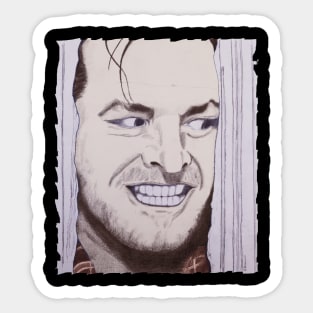 Here's Johnny! from The Shining Sticker